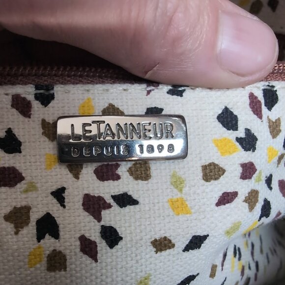 Le Tanneur Brown Crocodile Leather Handbag - Picture 9 of 9